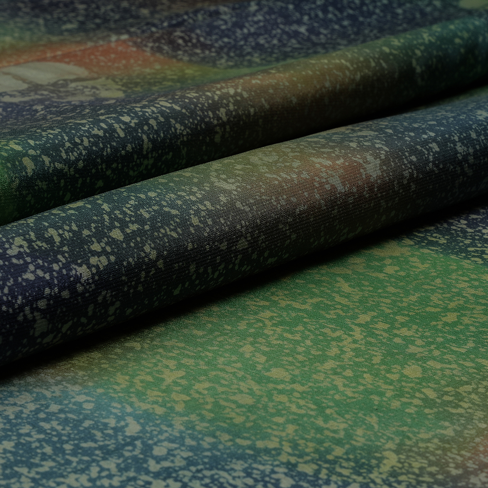 BEMBERG CREPE PLAIN - HAND PAINTED