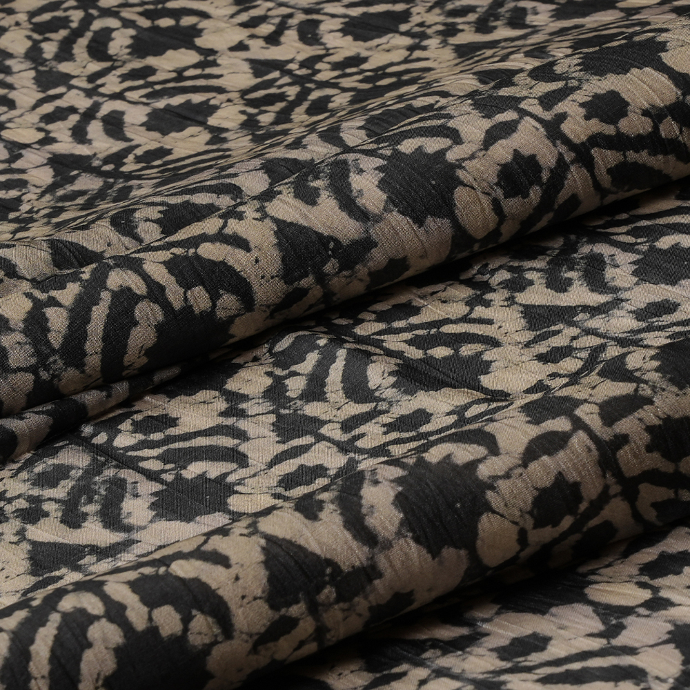 Dupion Kora - Batik Dyed