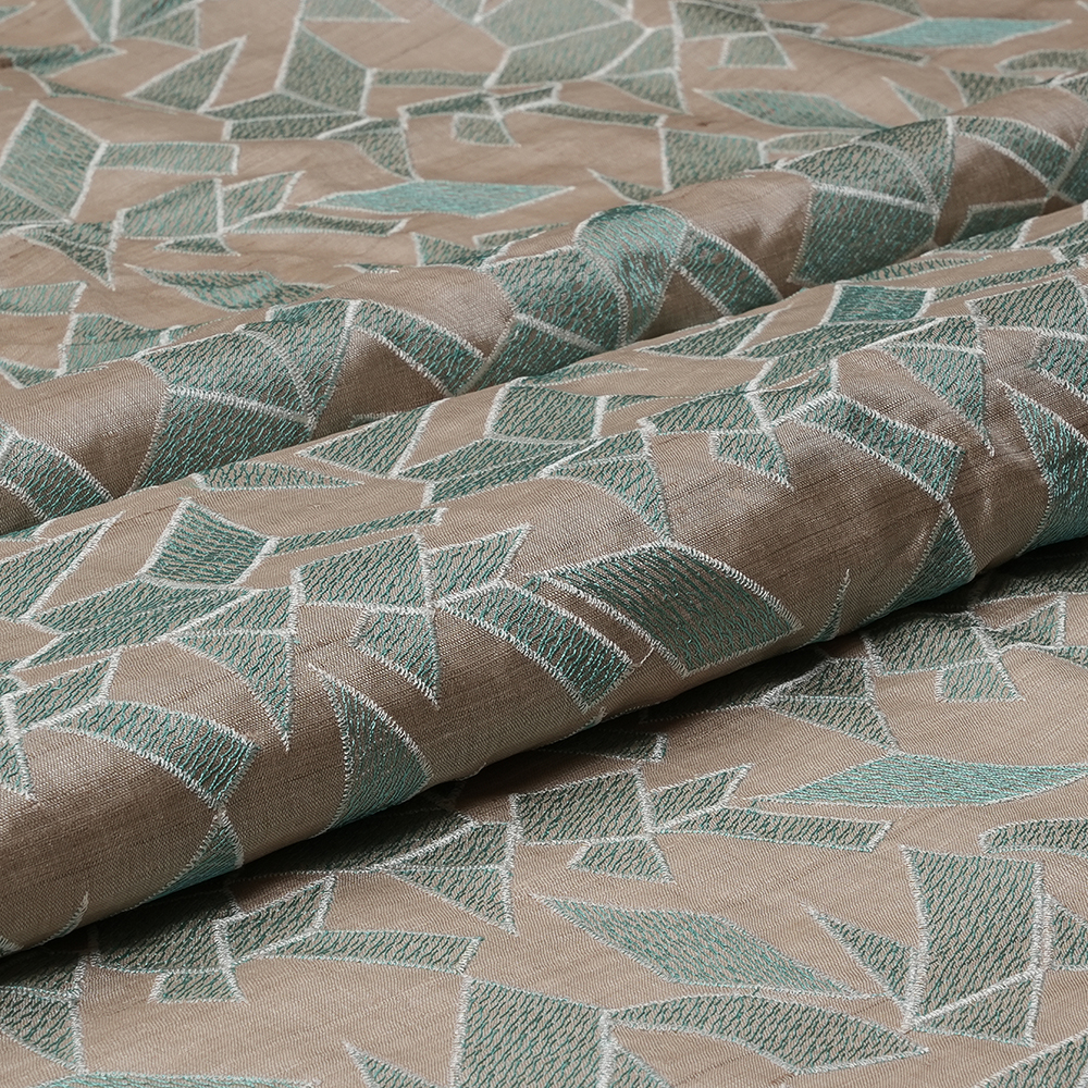 Tussar Desi Plain - Embroidery