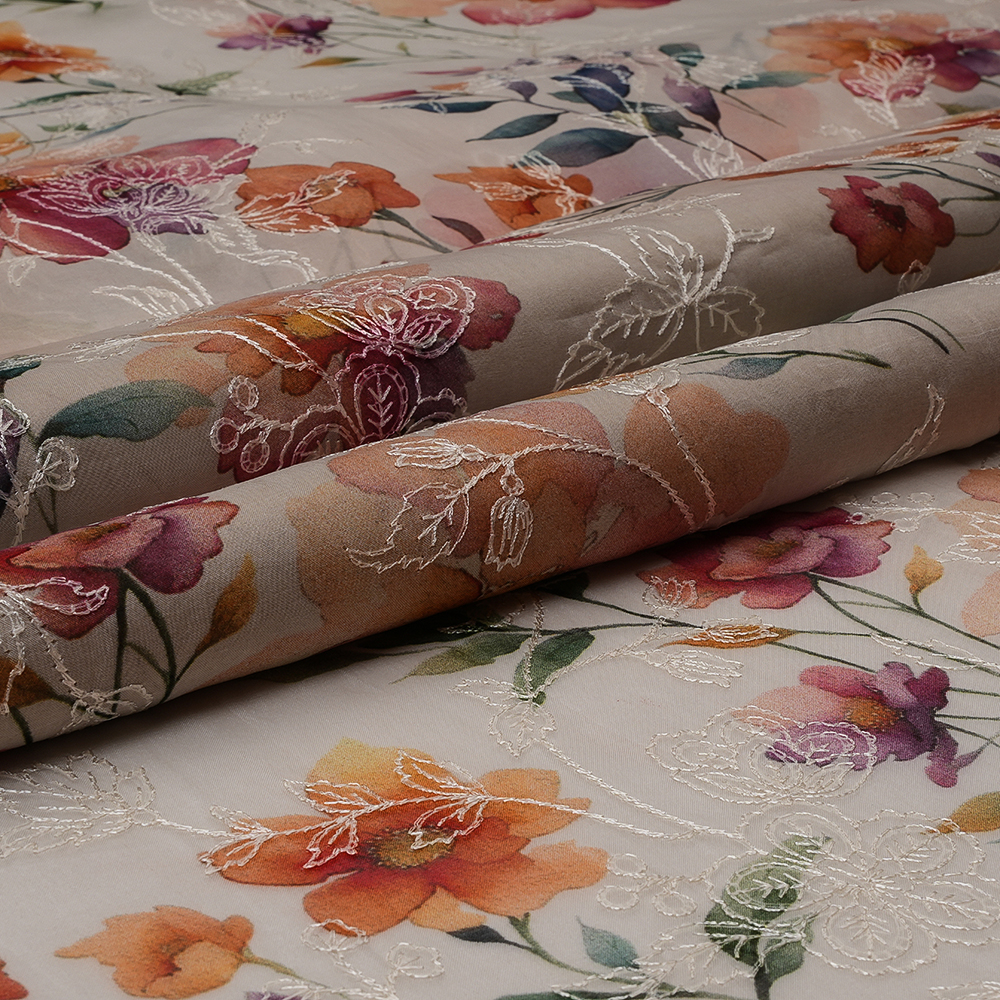 ORGANZA EMBROIDERY PRINTS