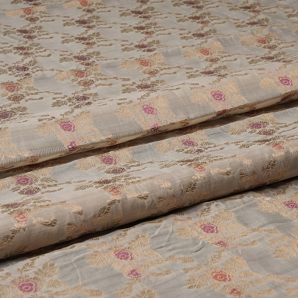 Tussar Munga Jacquard Jari Butta