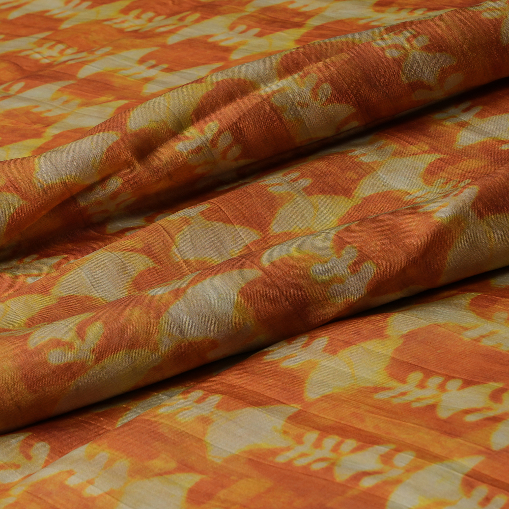 Dupion Kora - Batik Dyed