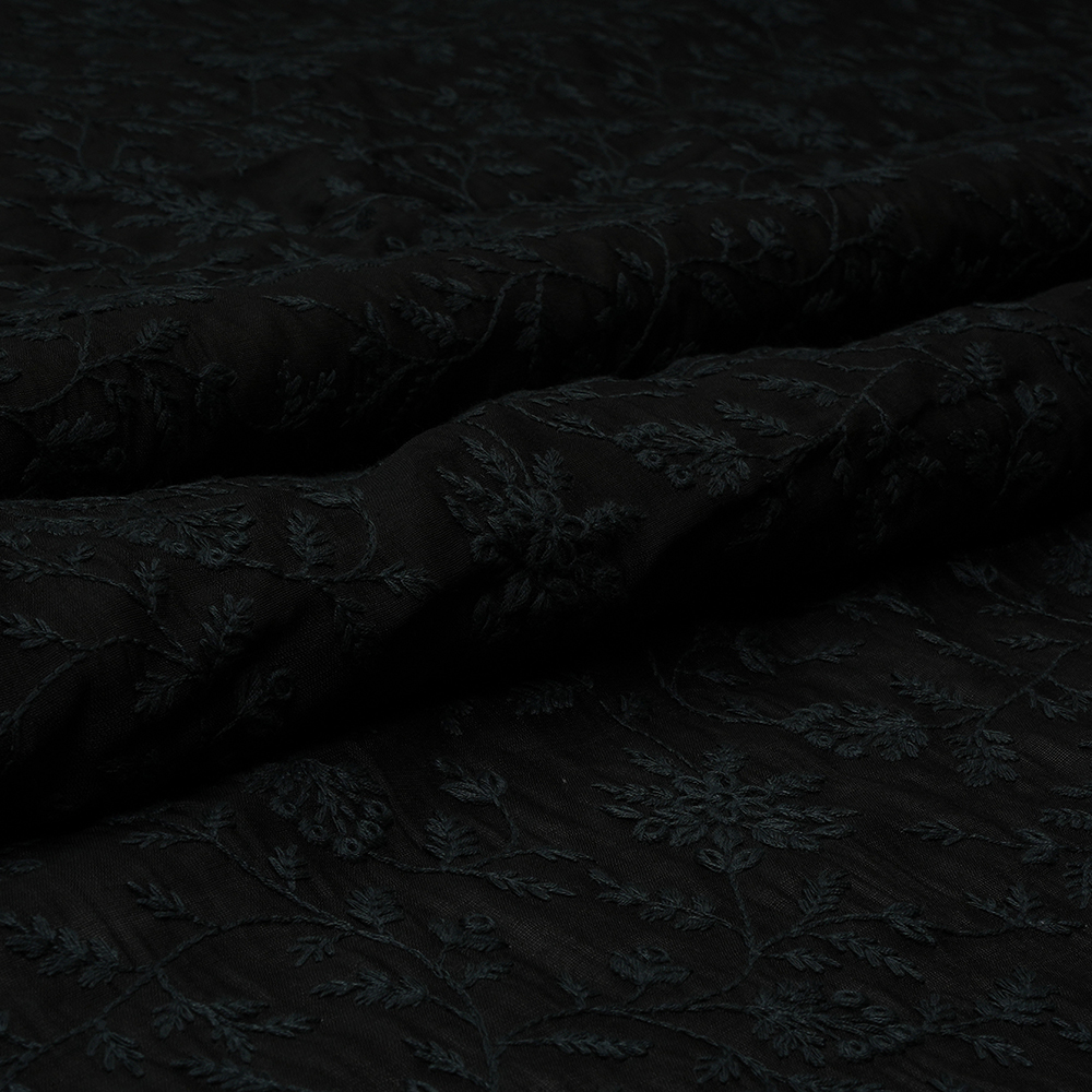 SILK CHANDERI EMBROIDERY