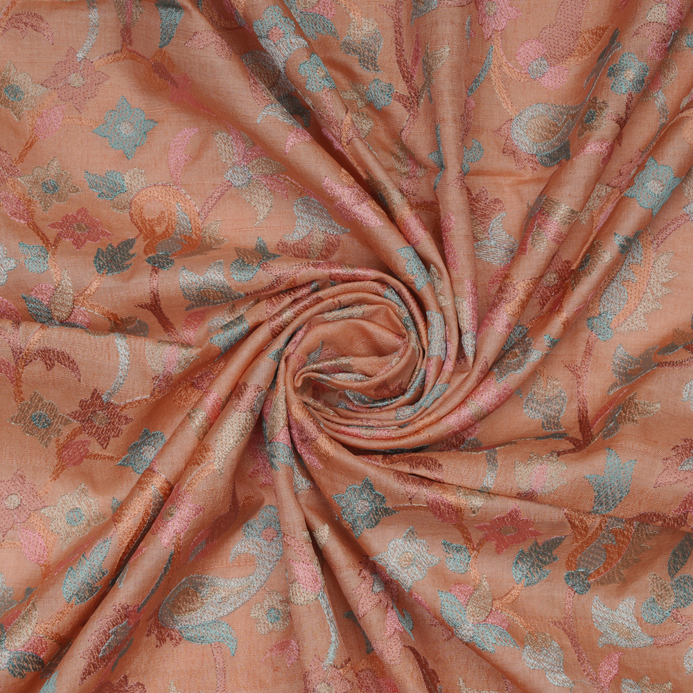 Tussar Desi Plain - Embroidery