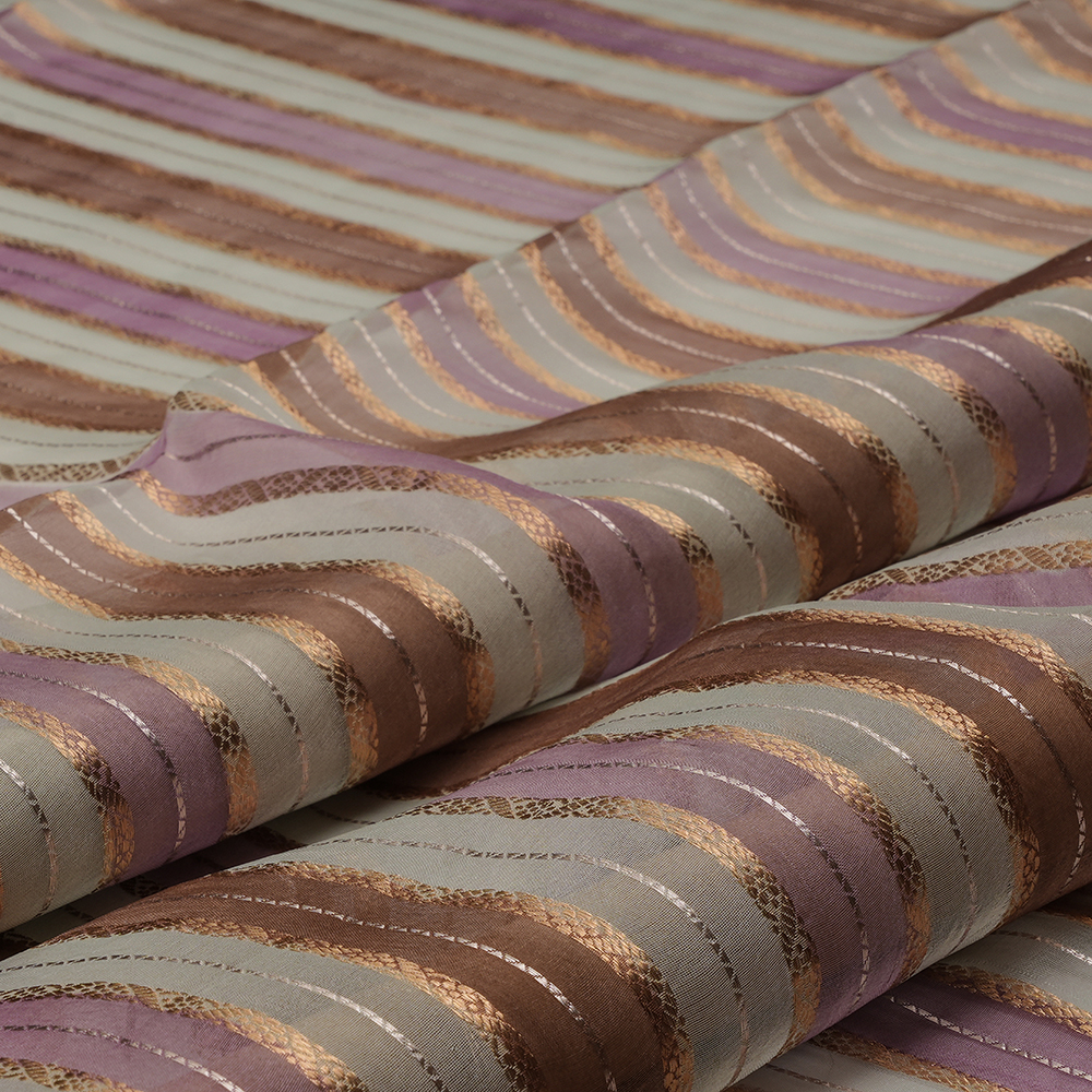 ORGANZA JARI STR - HAND PAINT