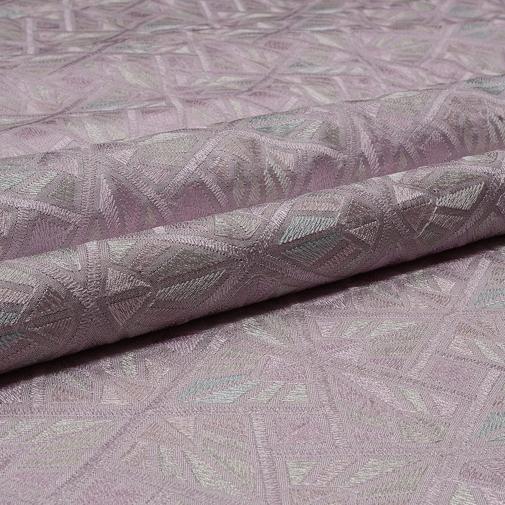 VISCOSE CREPE PRINT EMBROIDERY