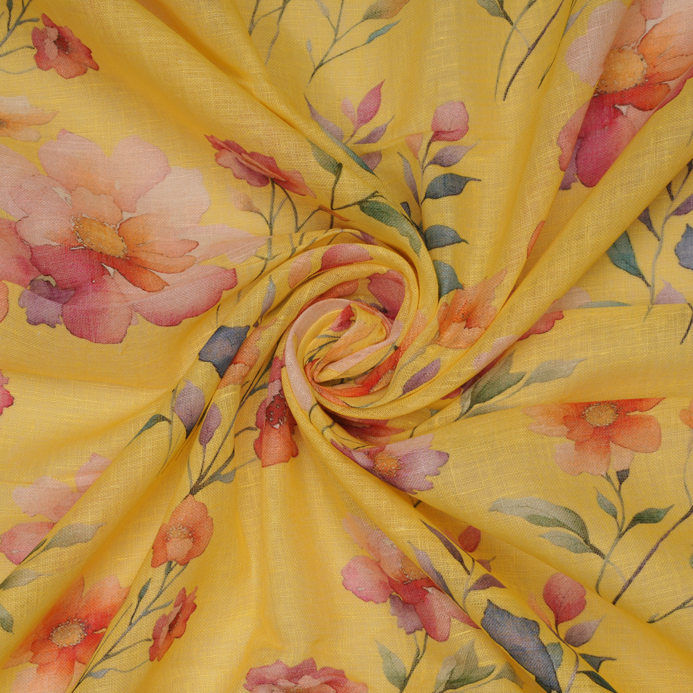 COTTON LINEN PLAIN - PRINTED