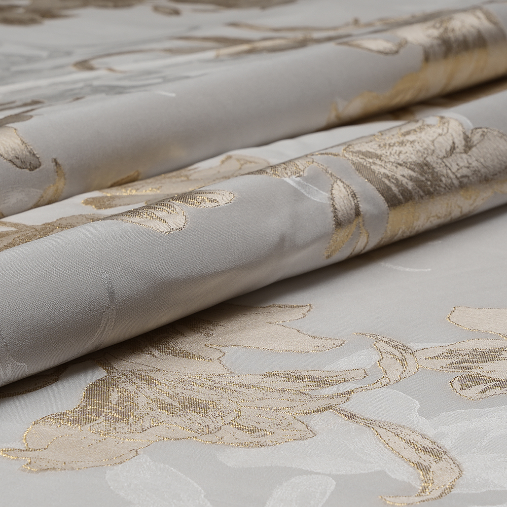 Satin Crepe Lurex Jacquard