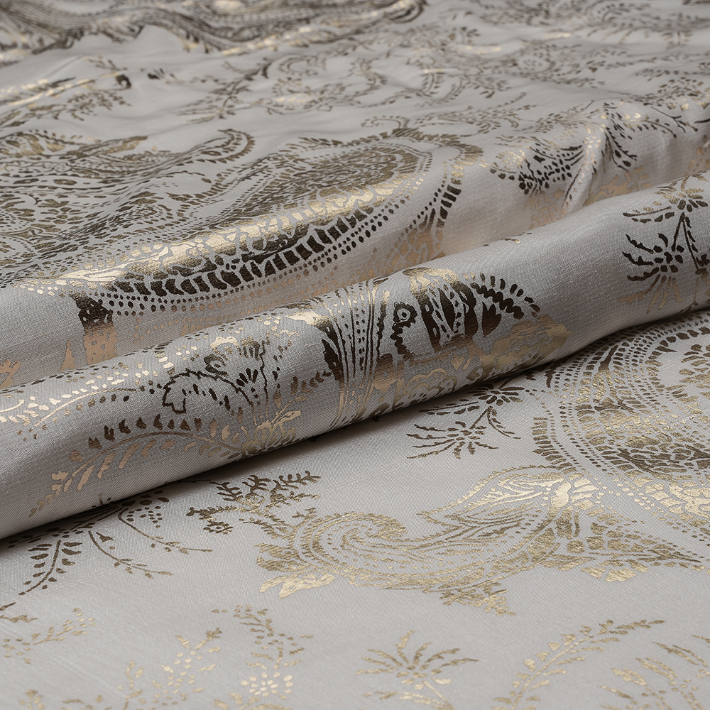 Dupion Shandi Plain - Foil Print