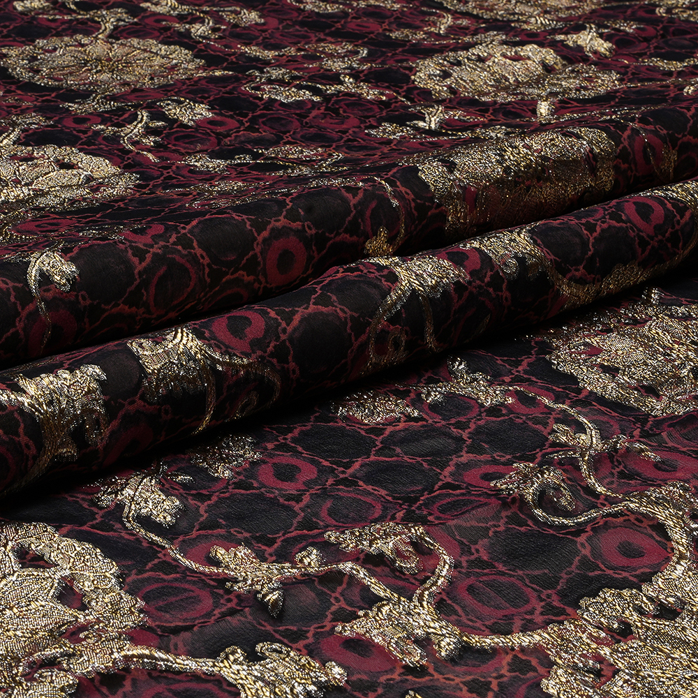 GEORGETTE LUREX JQ. PRINTED