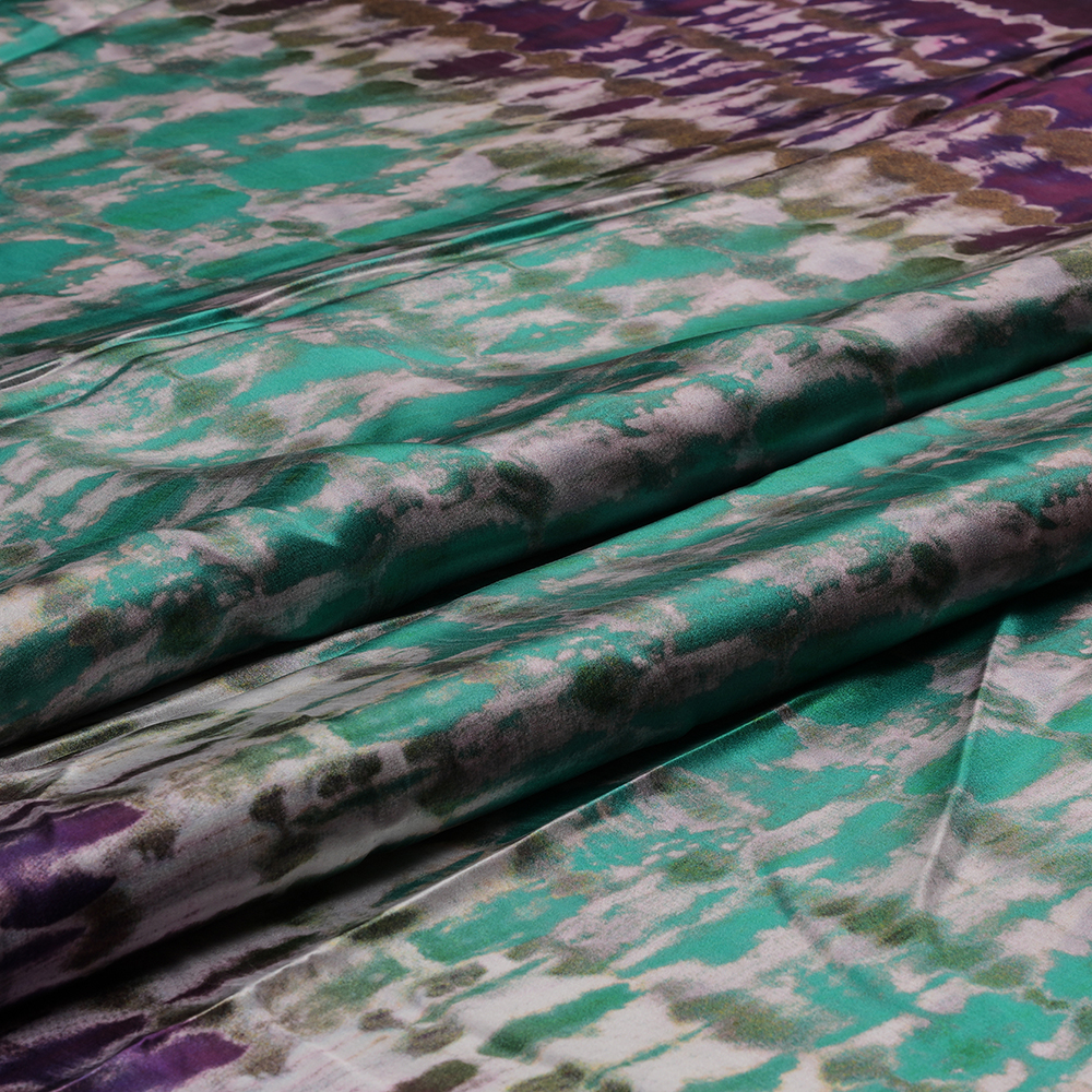 SATIN CREPE PLAIN - HAND PAINT