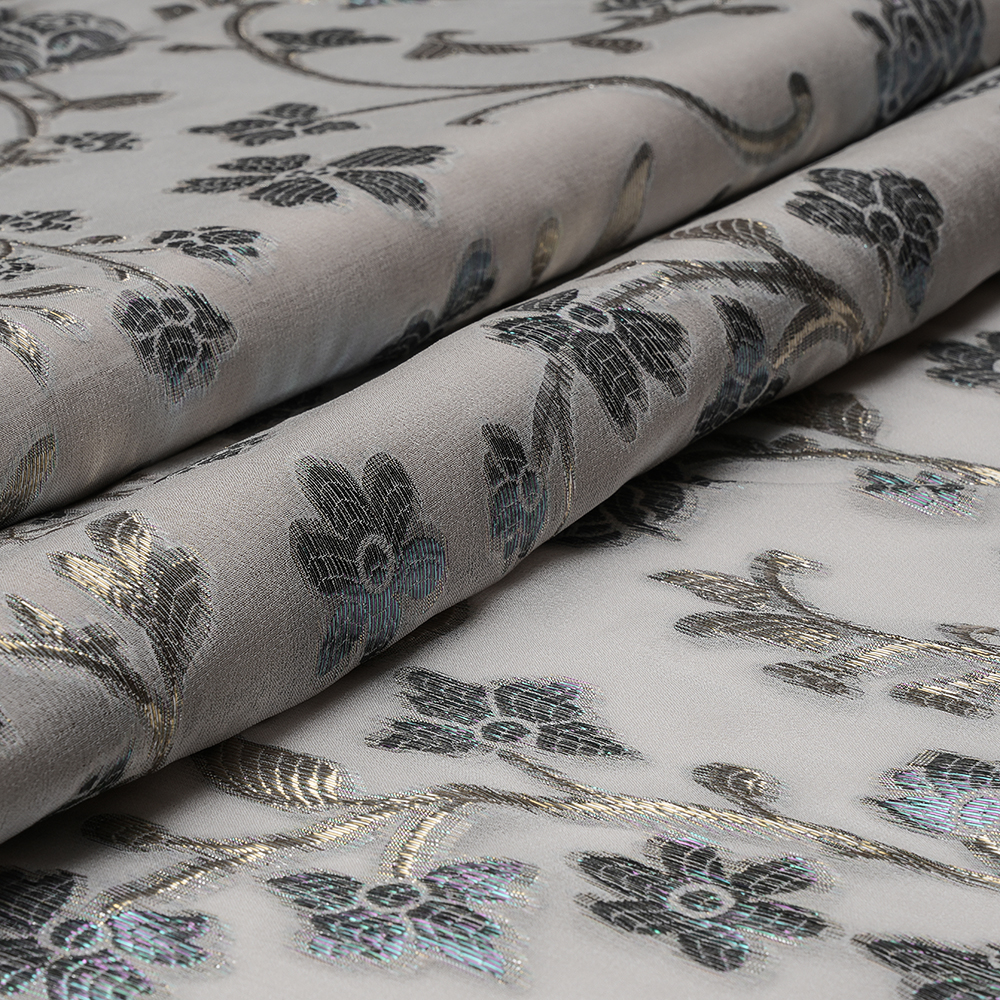 Georgette Lurex Jacquard