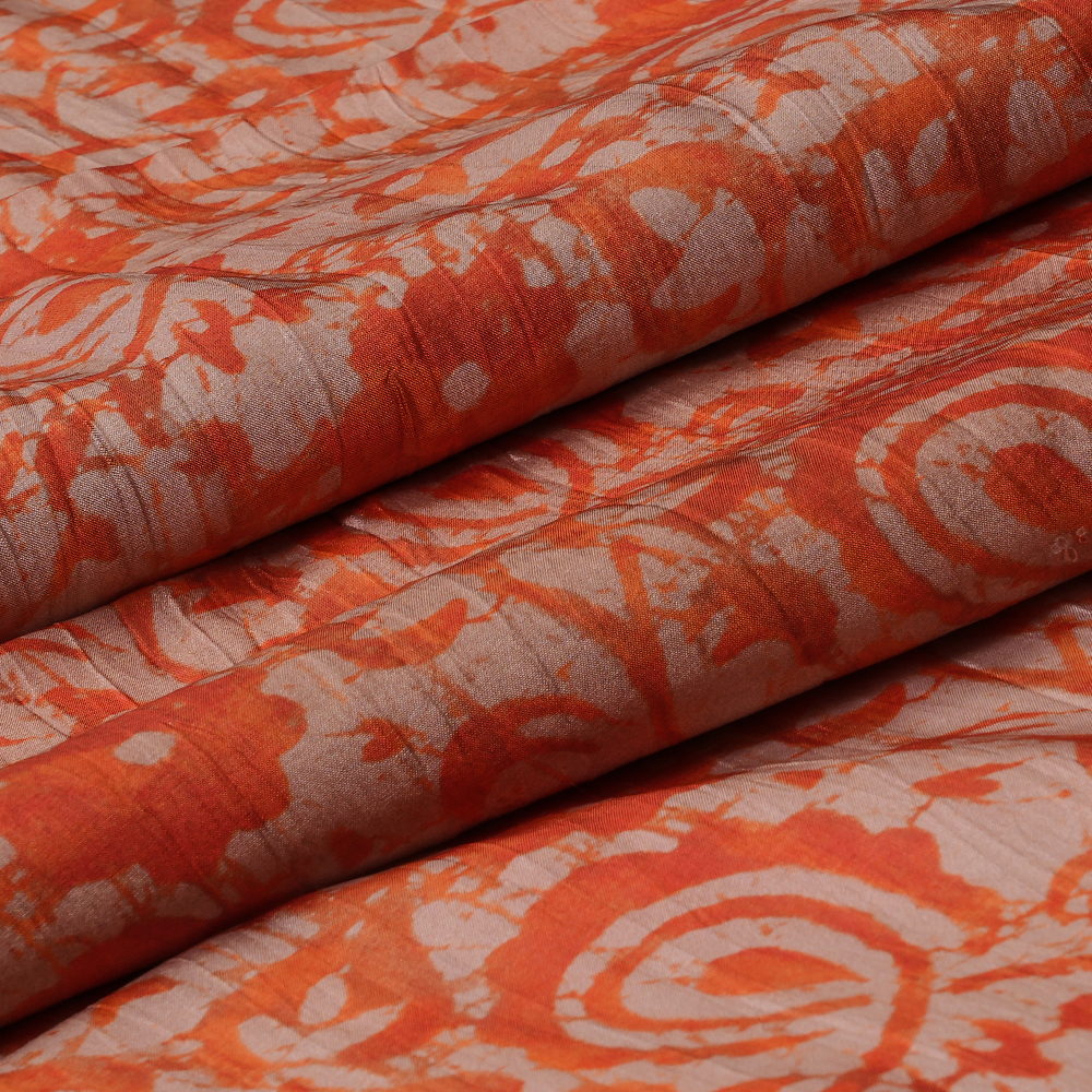 Dupion Kora - Batik Dyed