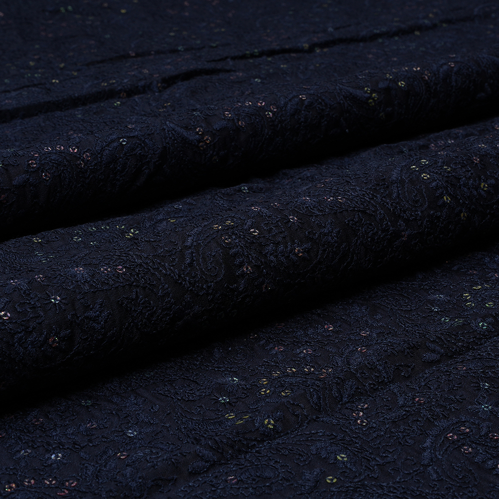 SILK CHANDERI EMBROIDERY