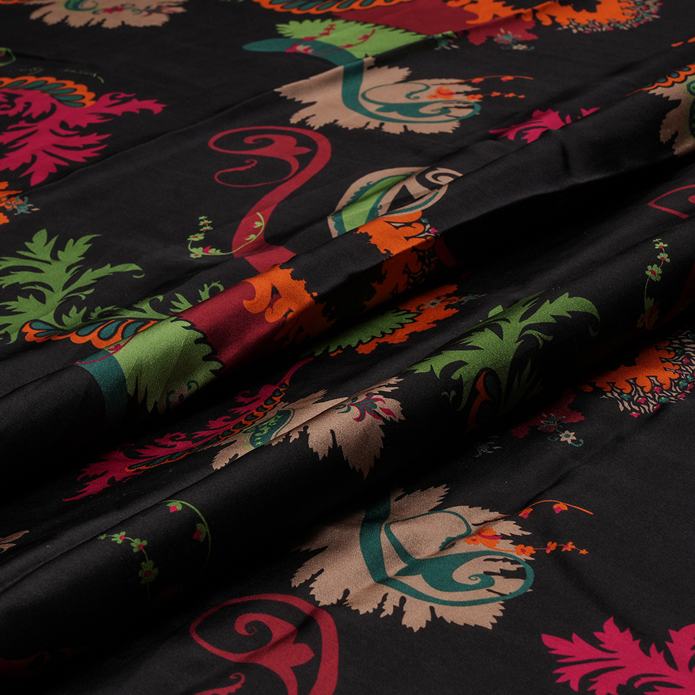 Satin Crepe Plain 60 Grams - Printed