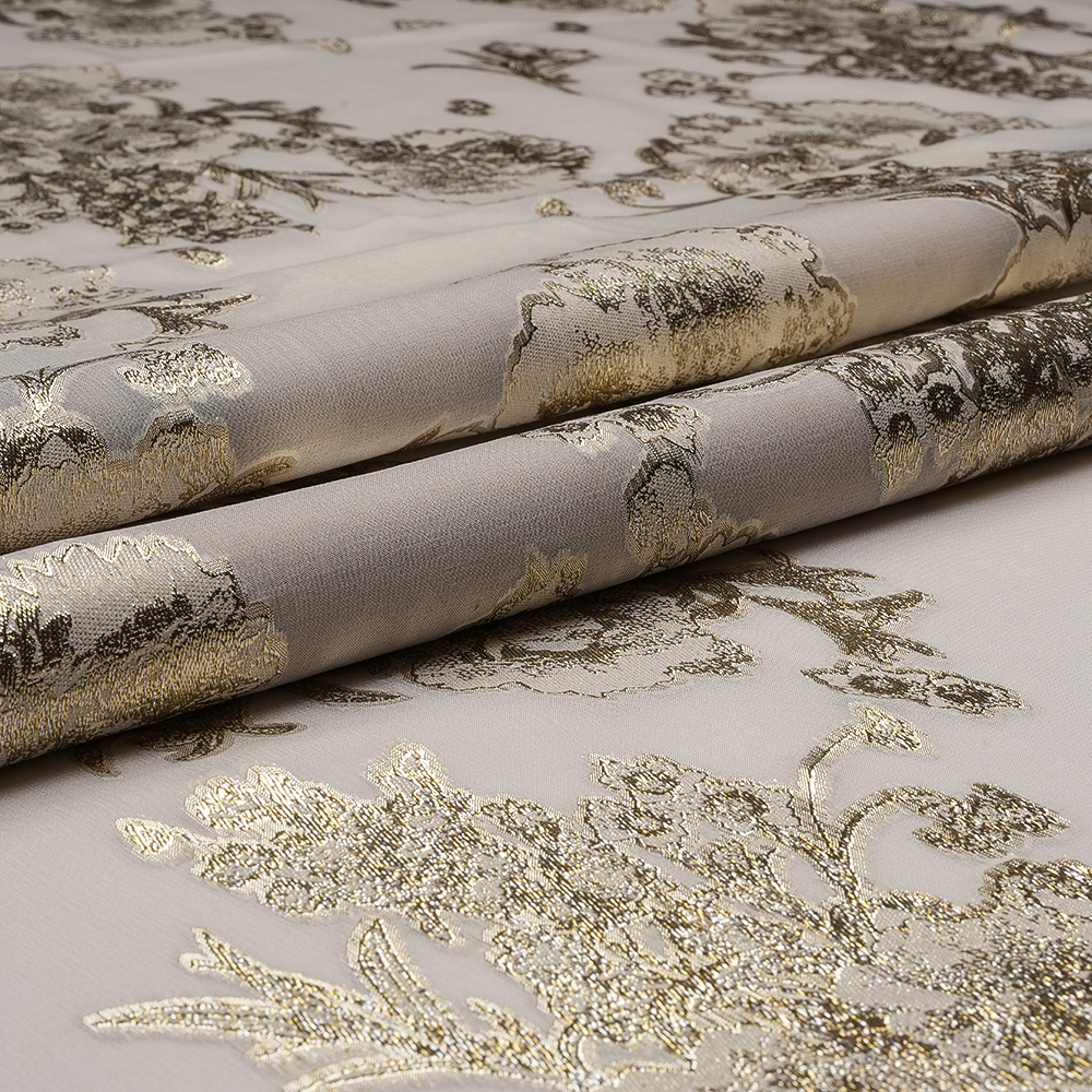 Georgette Lurex Jacquard