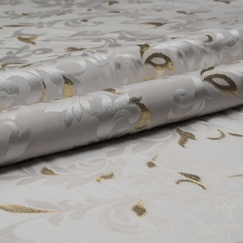Satin Crepe Lurex Jacquard