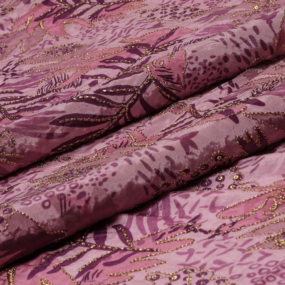 Bamberg Super Crepe - Digital Print - Embroidery